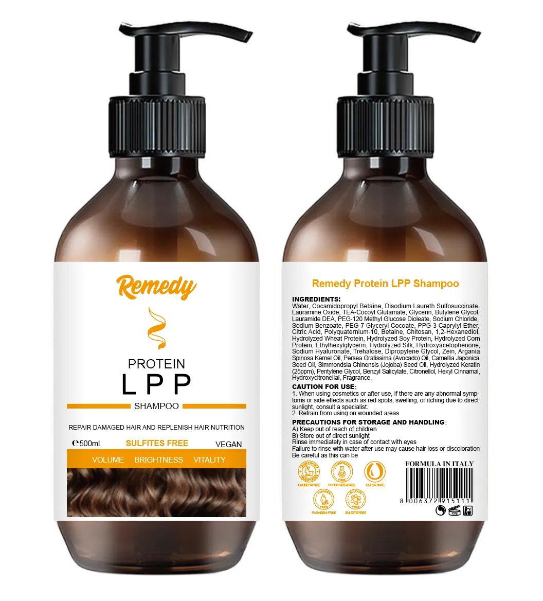 خرید و قیمت شامپو ال ال پی Remedy فری سولفات 500 میل
