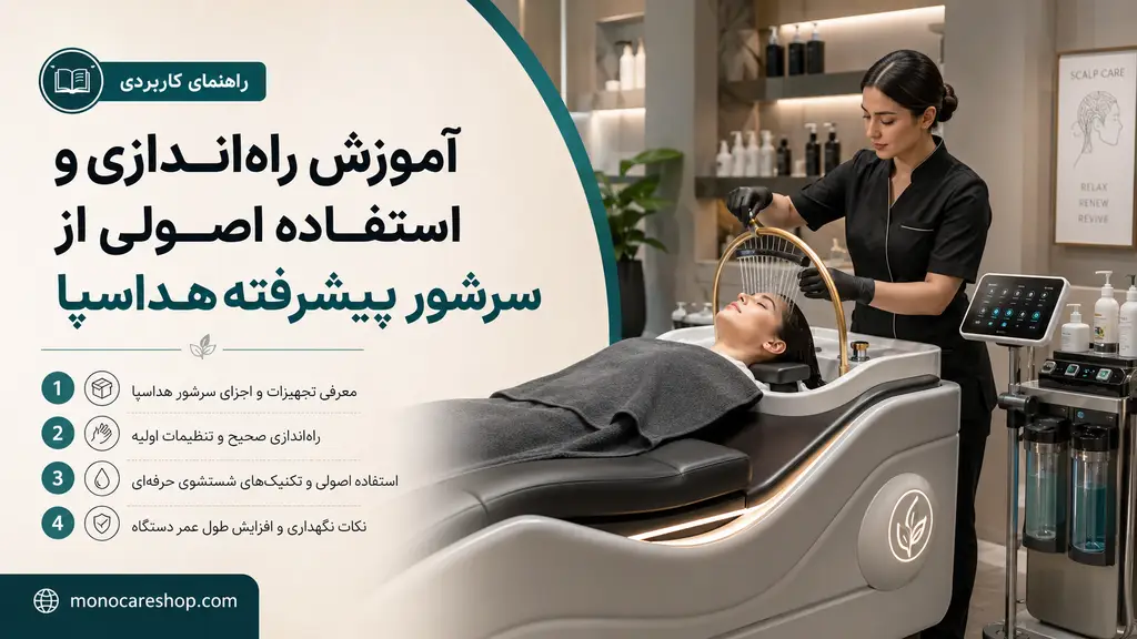 آموزش راه‌اندازی و استفاده اصولی از سرشور پیشرفته هداسپا