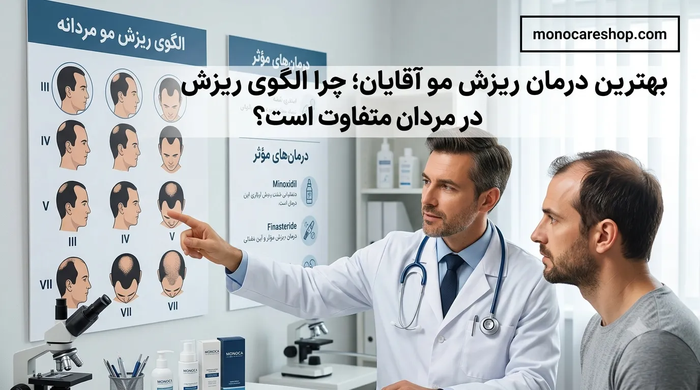 بهترین درمان ریزش مو آقایان؛ چرا الگوی ریزش در مردان متفاوت است؟