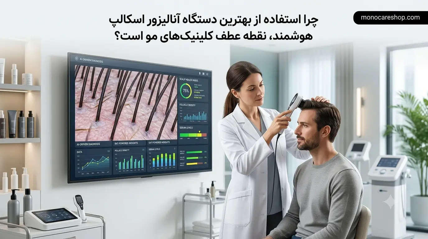چرا استفاده از بهترین دستگاه آنالیزور اسکالپ هوشمند، نقطه عطف کلینیکهای مو است؟