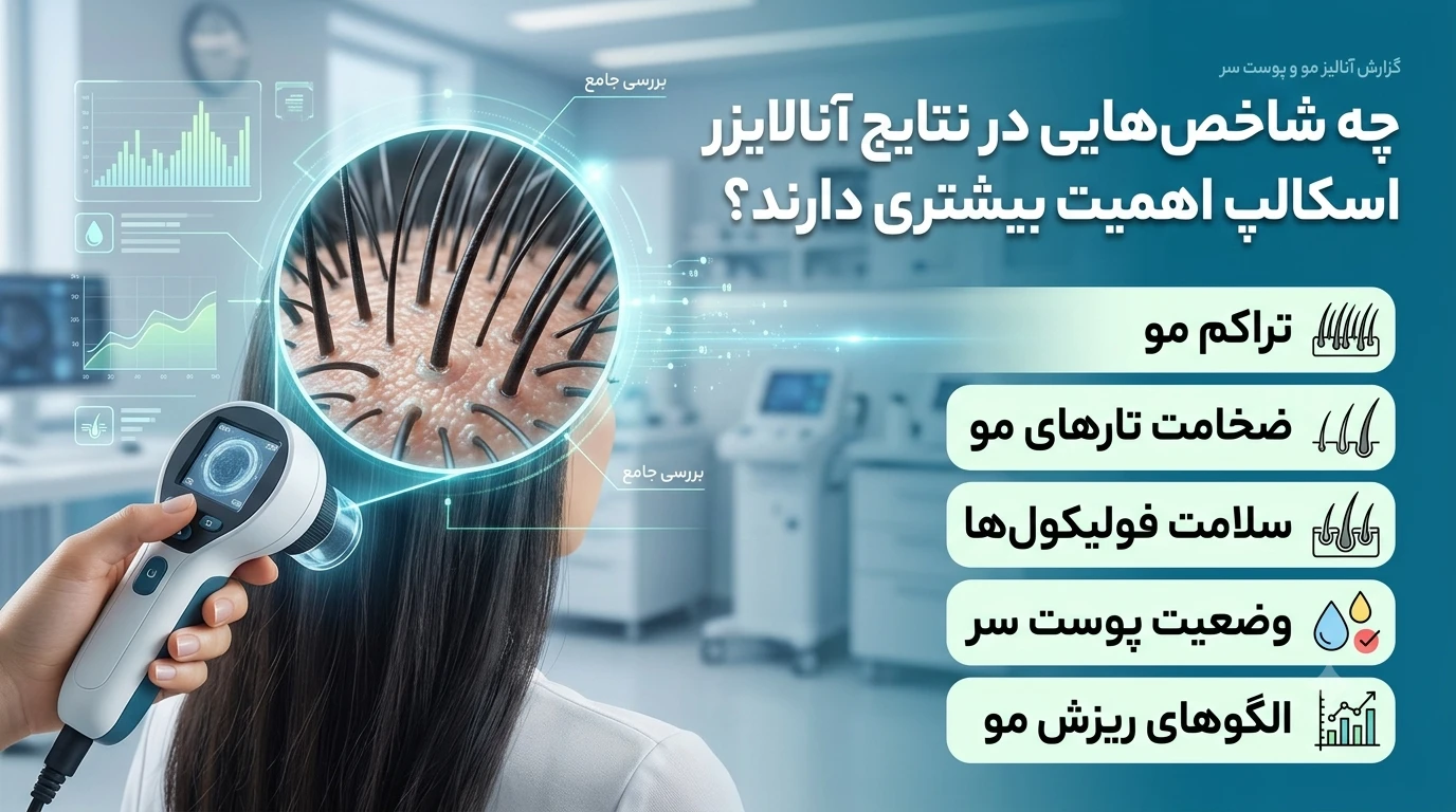 چه شاخصهایی در نتایج آنالایزر اسکالپ اهمیت بیشتری دارند؟