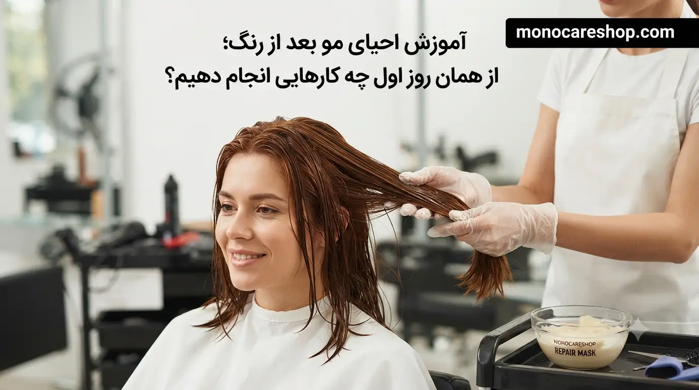 آموزش احیای مو بعد از رنگ؛ از همان روز اول چه کارهایی انجام دهیم؟