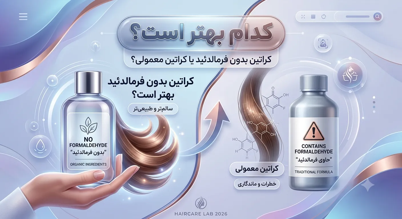 کراتین بدون فرمالدئید بهتر است یا کراتین معمولی؟