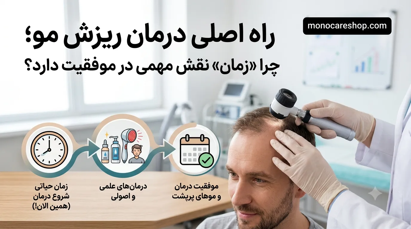راه اصلی درمان ریزش مو؛ چرا «زمان» نقش مهمی در موفقیت دارد؟