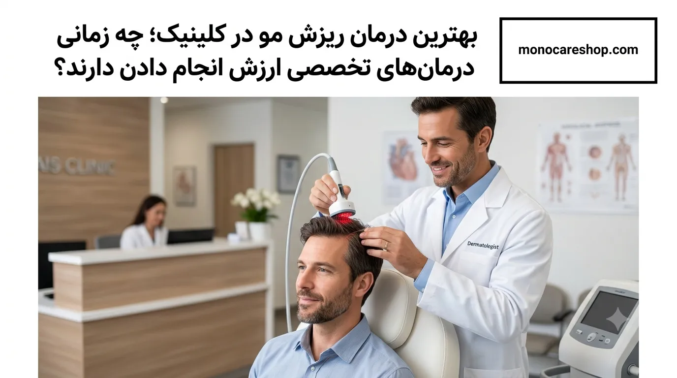 بهترین درمان ریزش مو در کلینیک؛ چه زمانی درمانهای تخصصی ارزش انجام دادن دارند؟