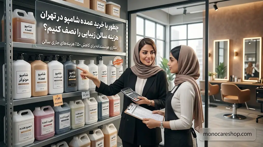چطور با خرید عمده شامپو در تهران هزینه سالن زیبایی را نصف کنیم؟