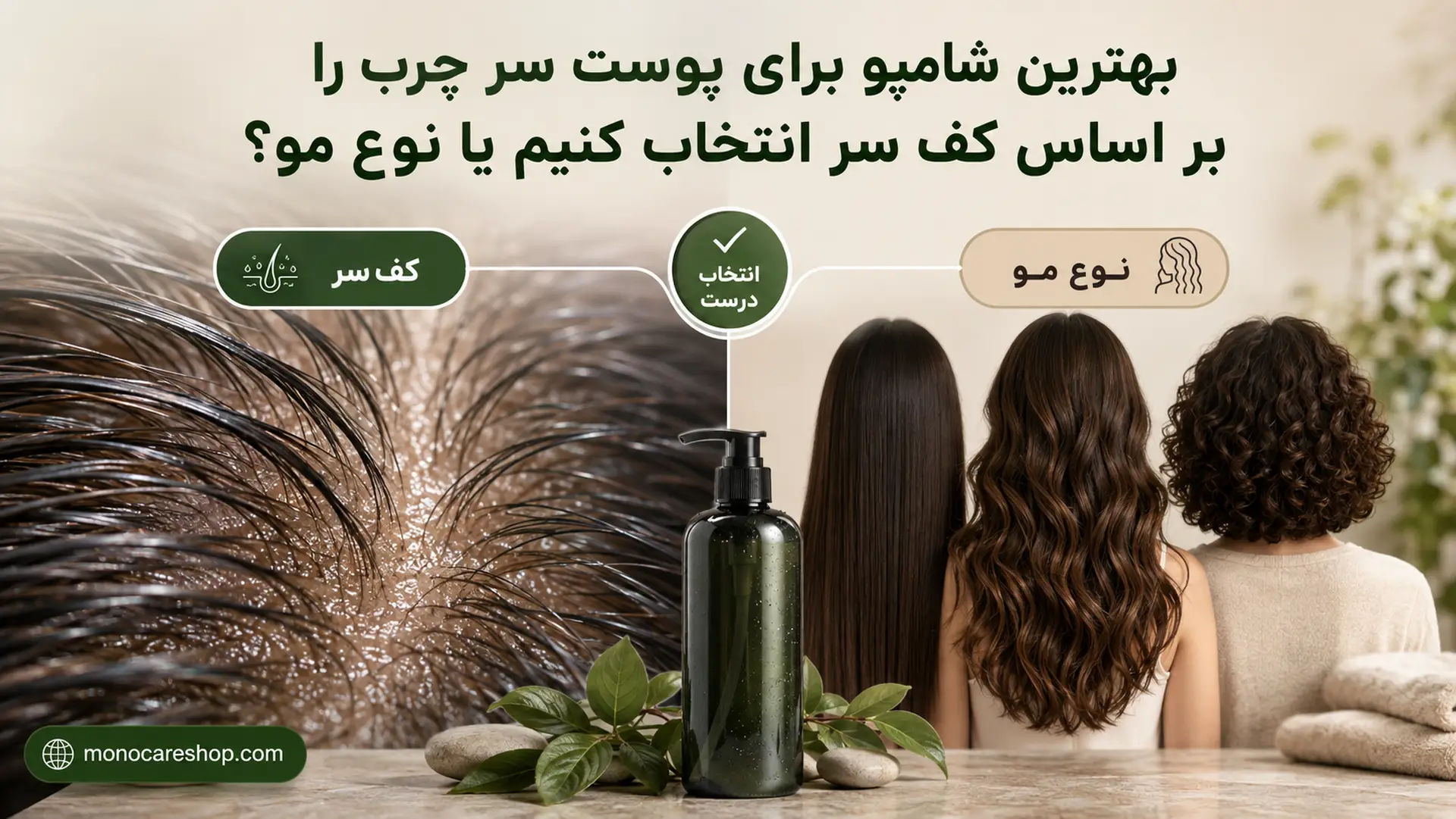 بهترین شامپو برای پوست سر چرب را بر اساس «کف سر» انتخاب کنیم یا «نوع مو»؟