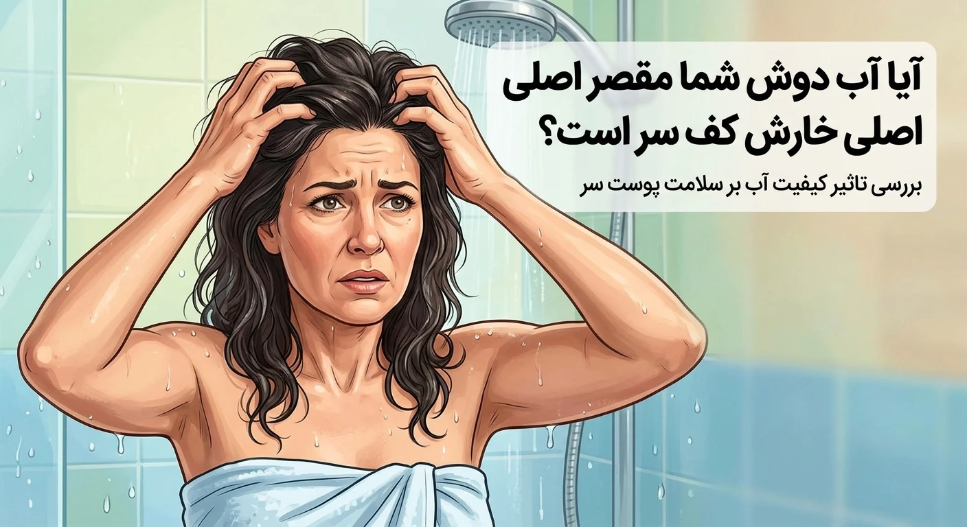 آیا آب دوش شما مقصر اصلی خارش کف سر است؟