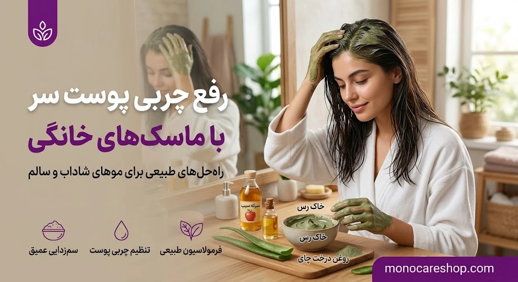 ماسکها و روشهای خانگی برای رفع چربی پوست سر