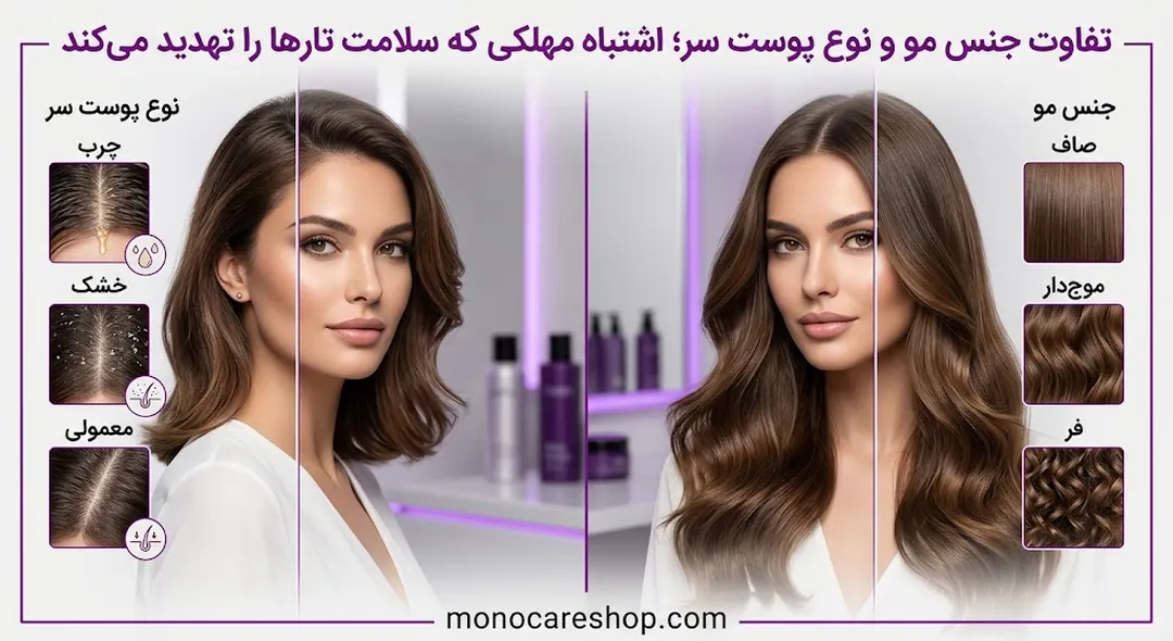 تفاوت جنس مو و نوع پوست سر؛ اشتباه مهلکی که سلامت تارها را تهدید میکند