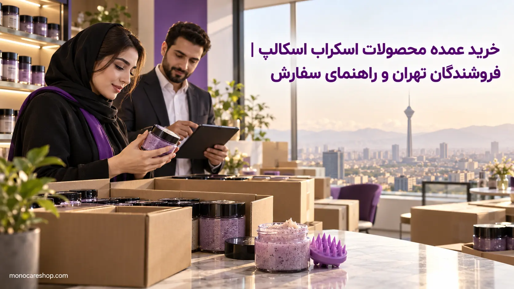 خرید عمده محصولات اسکراب اسکالپ | فروشندگان تهران و راهنمای سفارش