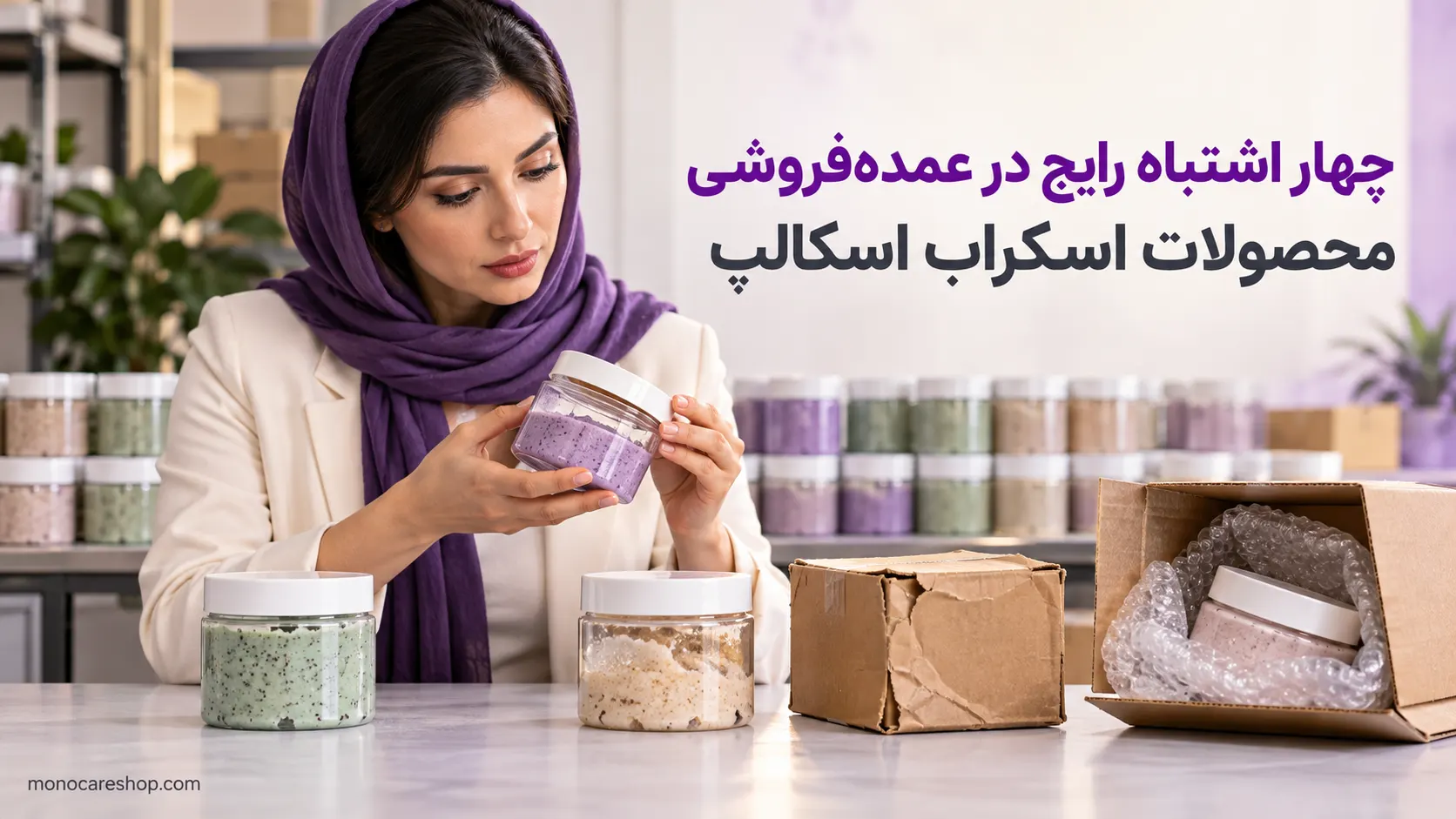 چهار اشتباه رایج در عمدهفروشی محصولات اسکراب اسکالپ