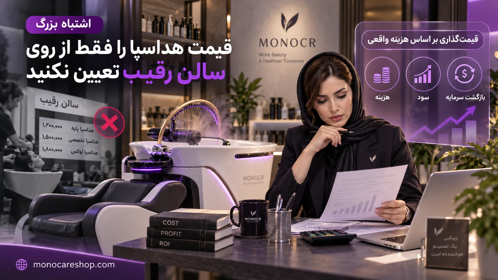 اشتباه بزرگ: قیمت هداسپا را فقط از روی سالن رقیب تعیین نکنید