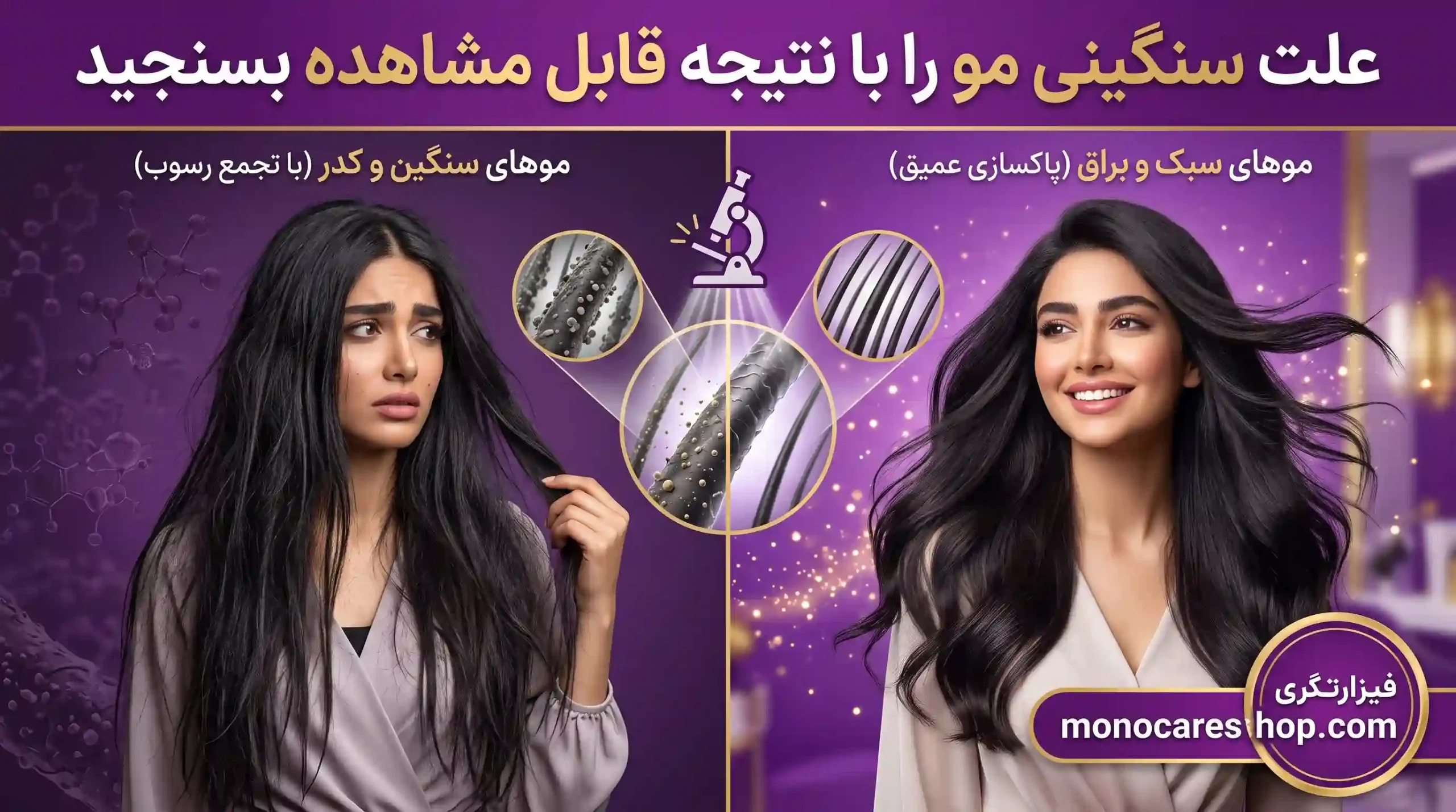 برای رفع سنگینی مو کدام روش مزایا و محدودیت بیشتری دارد؟