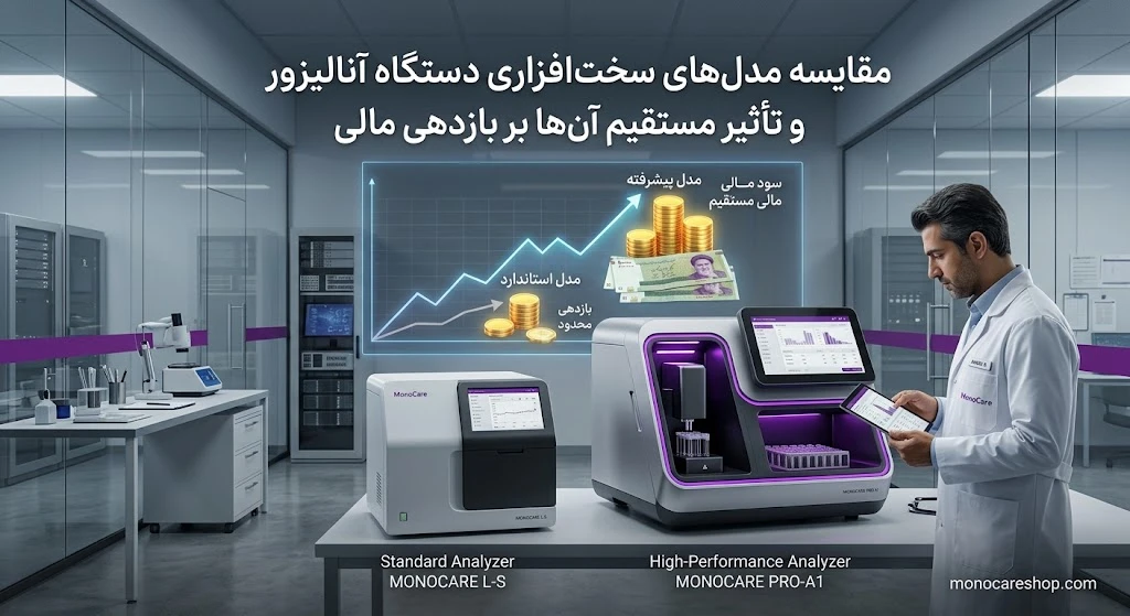 مقایسه مدلهای سختافزاری دستگاه آنالیزور و تأثیر مستقیم آنها بر بازدهی مالی