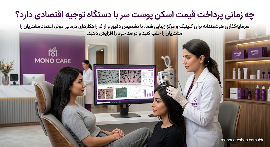 چه زمانی پرداخت قیمت اسکن پوست سر با دستگاه توجیه اقتصادی دارد؟