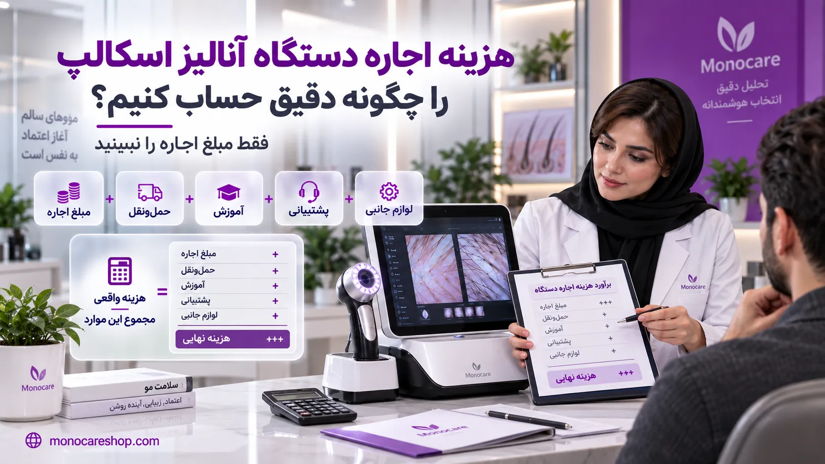 هزینه اجاره دستگاه آنالیز اسکالپ را چگونه دقیق حساب کنیم؟