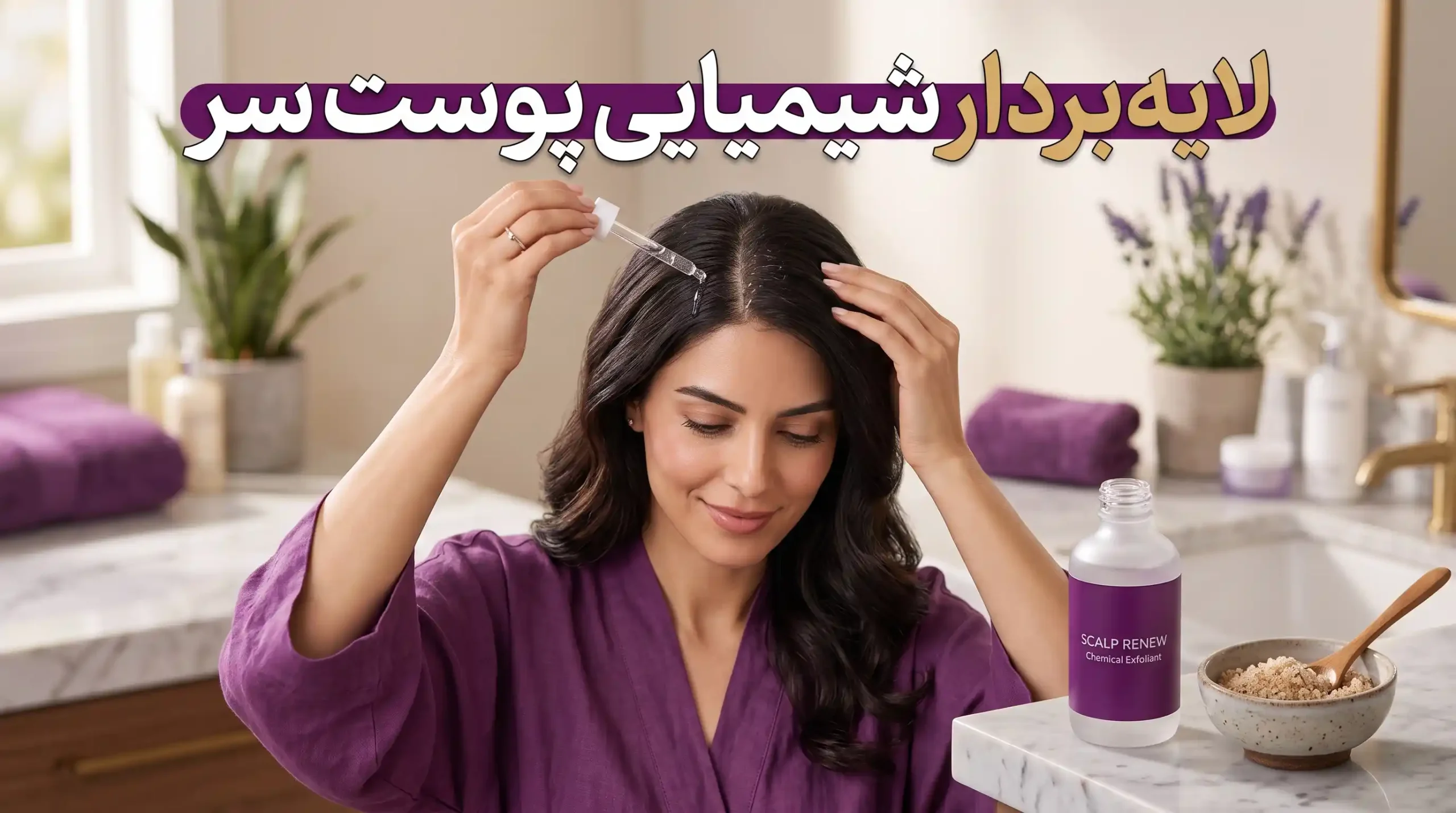 لایهبردار شیمیایی پوست سر؛ همیشه شبیه اسکراب دانهدار نیست