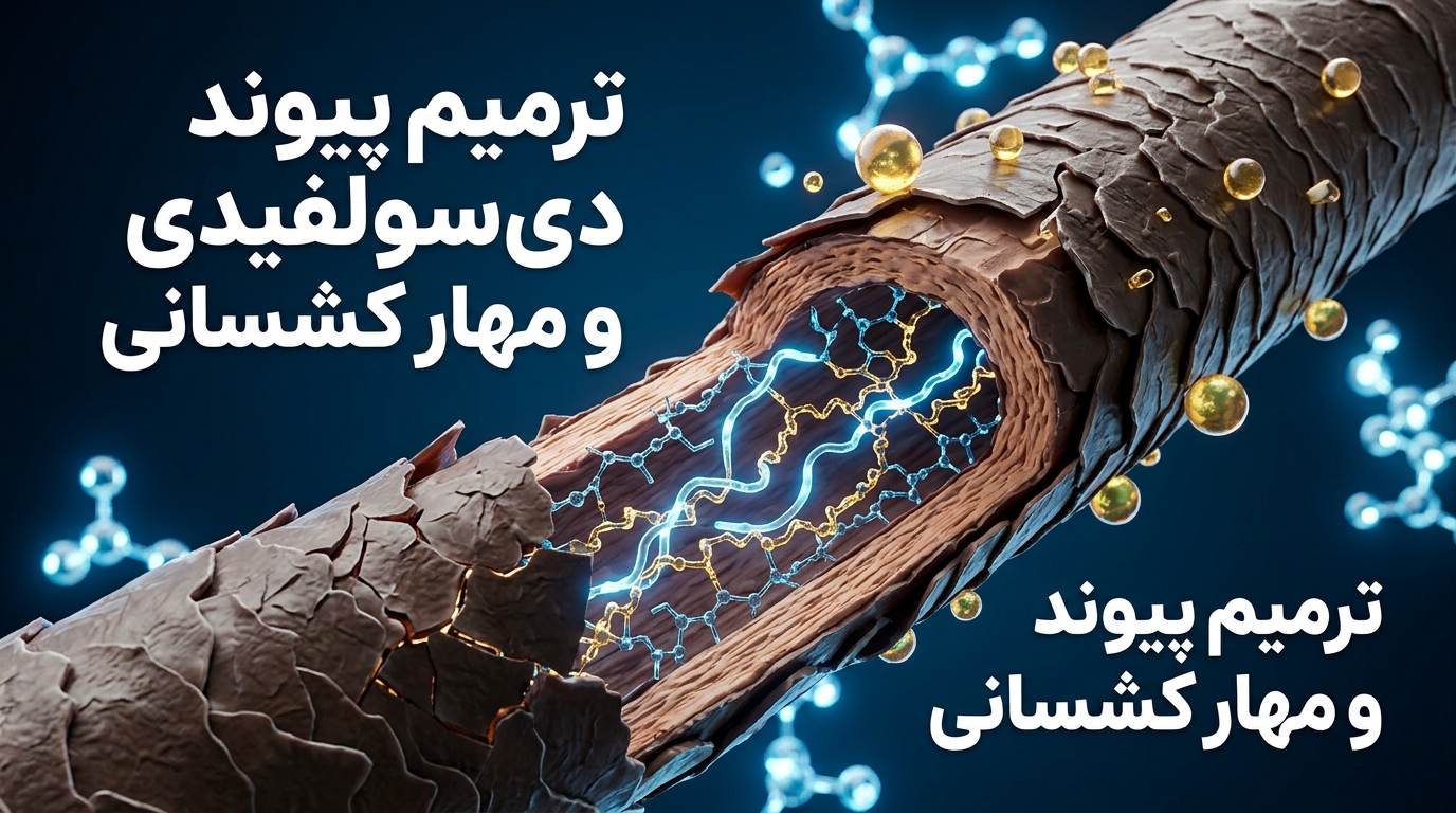 بازسازی میکروسکوپی پیوندهای دی سولفیدی با کوکتل تراپی مو