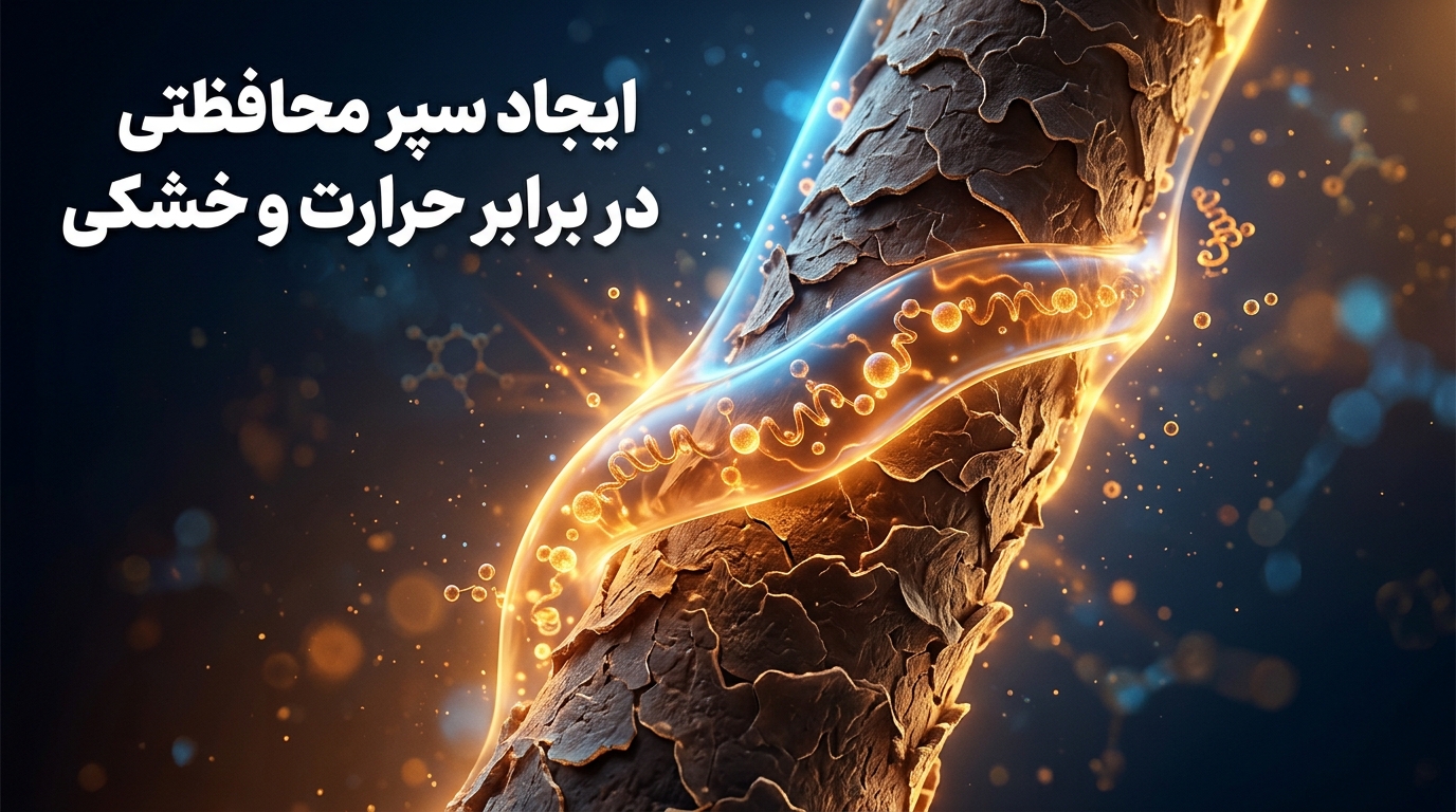 مکانیسم پوشش پپتیدی و غلاف محافظتی کوتیکول در برابر حرارت سشوار و عوامل مخرب محیطی