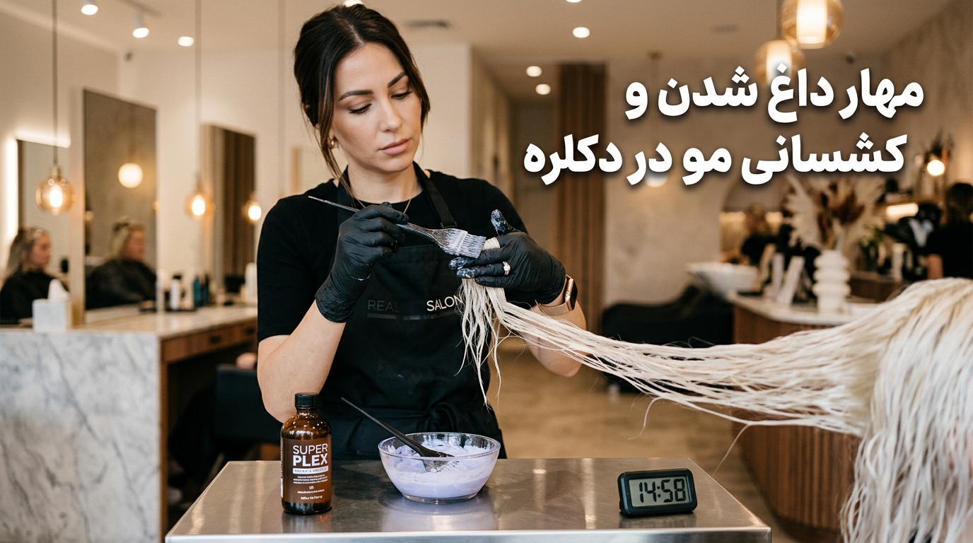 بررسی مقاومت موی دکلره شده و مهار واکنش گرمازا با سوپرپلکس مونوکر
