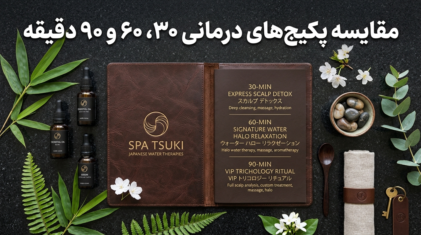 مقایسه ساختار خدمات، مراحل و قیمت پکیجهای ۳۰ دقیقه اکسپرس، ۶۰ دقیقه سیگنیچر و ۹۰ دقیقه رویال