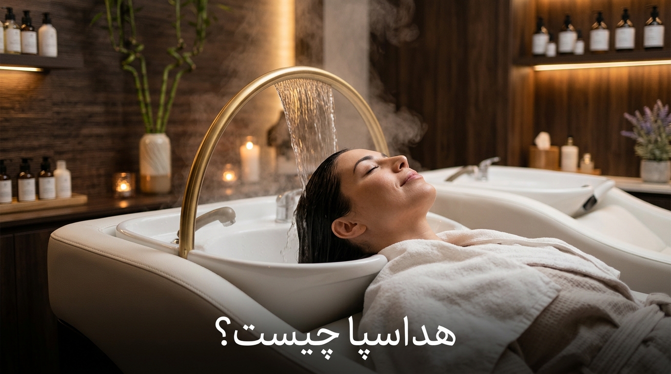 تخت و سرشور هداسپا ژاپنی به همراه جریان آب گرم و ماساژ تخصصی سر