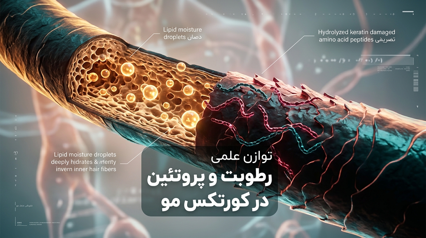 ترمیم سد دفاعی و تعادل رطوبت و پروتئین پوست سر برای مهار خارش